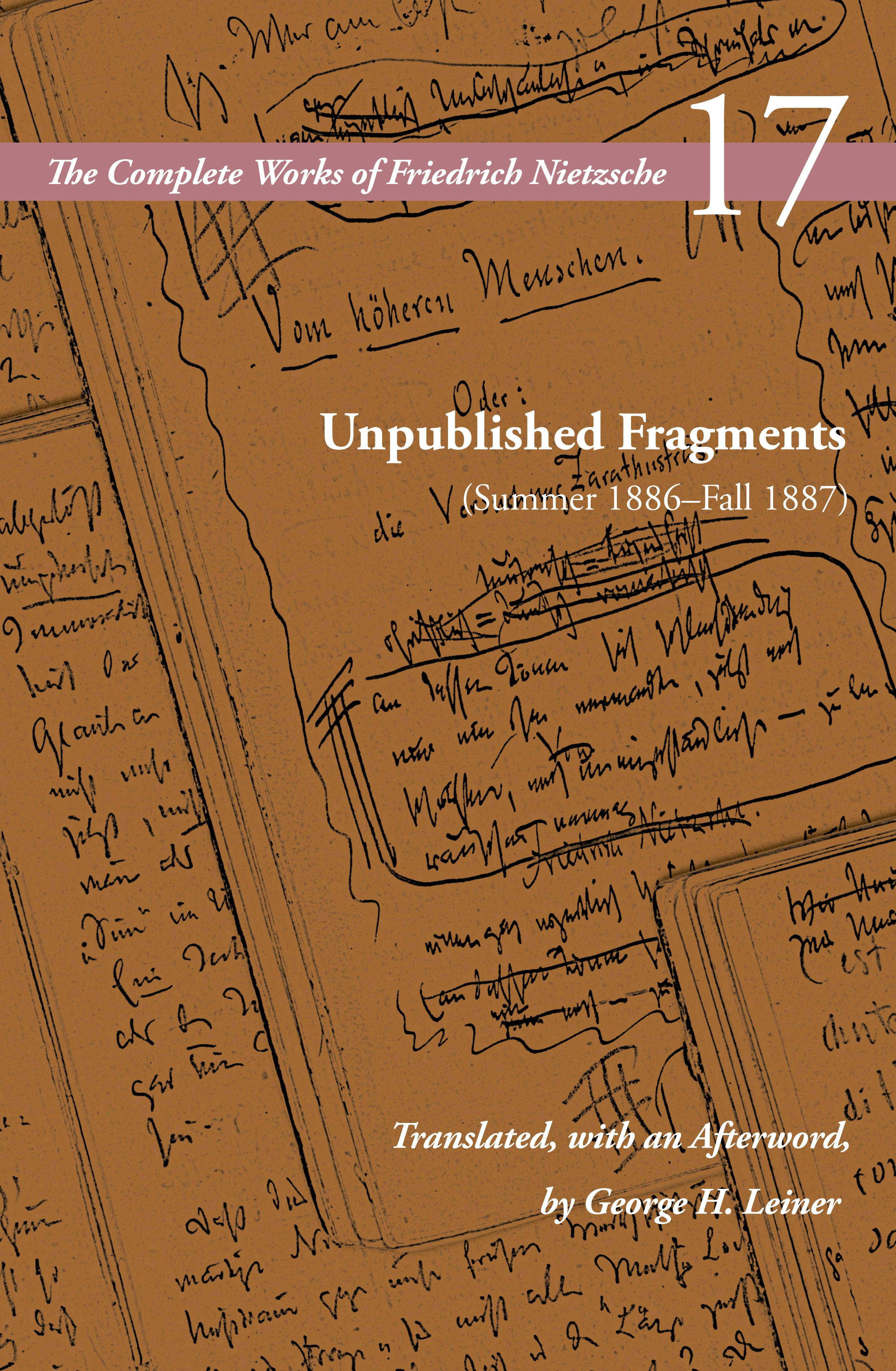 Book cover image for Unpublished Fragments (Summer 1886–Fall 1887) ISBN: 9781503640672